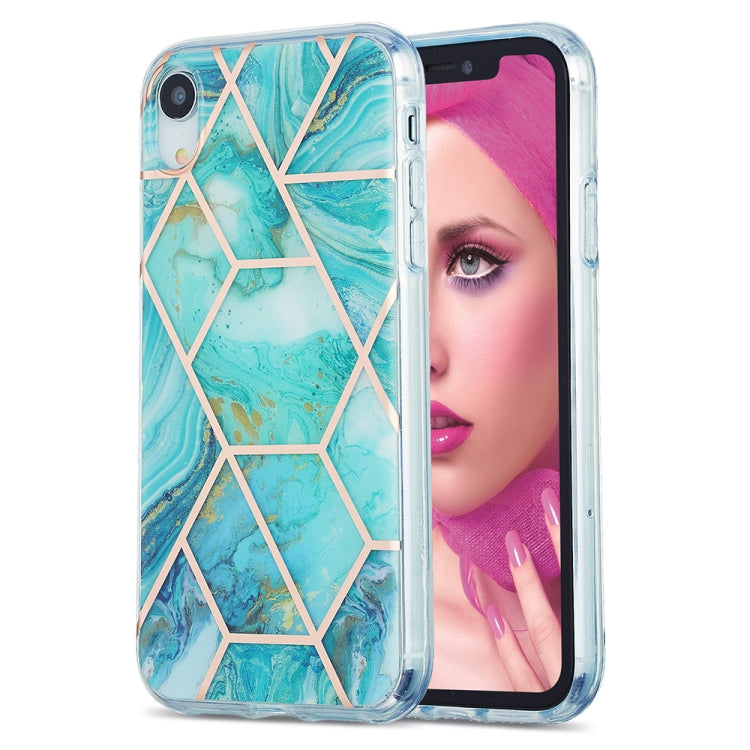 Custodia protettiva TPU con motivo marmo per iPhone 12/12 Pro