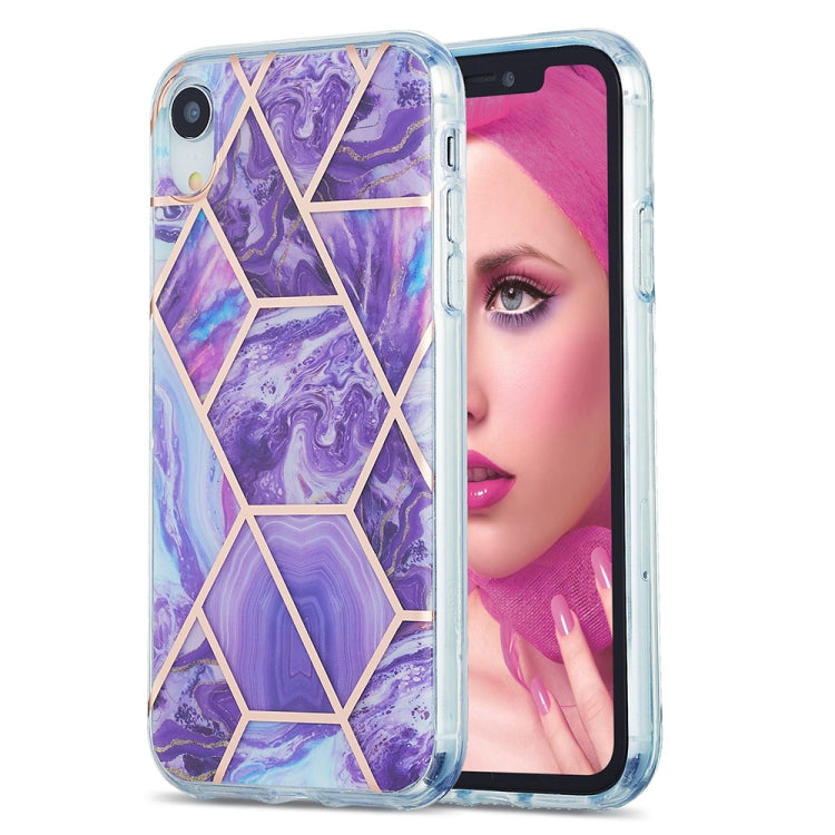 Custodia protettiva TPU con motivo marmo per iPhone 12/12 Pro