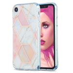 Custodia protettiva TPU con motivo marmo per iPhone 12/12 Pro