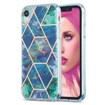 Custodia protettiva TPU con motivo marmo per iPhone 12/12 Pro