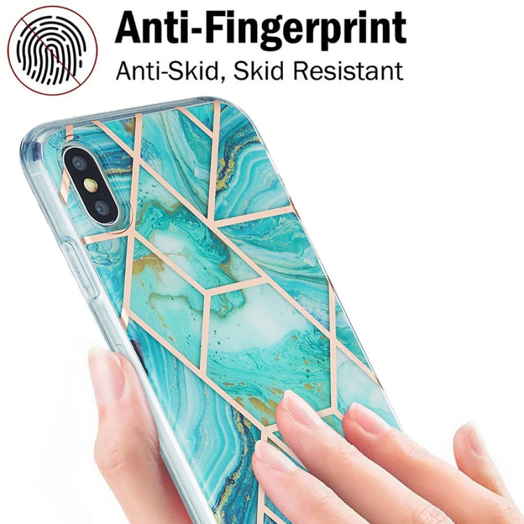 Custodia TPU motivo marmo per iPhone XS Max