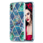 Custodia TPU motivo marmo per iPhone XS Max