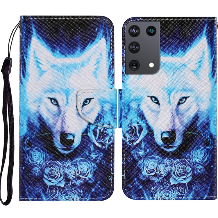 Custodia portafoglio in pelle PU per Samsung Galaxy S21 Ultra