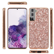 Custodia protettiva in TPU glitterata per Samsung Galaxy S21 5G