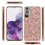 Custodia protettiva in TPU glitterata per Samsung Galaxy S21 5G