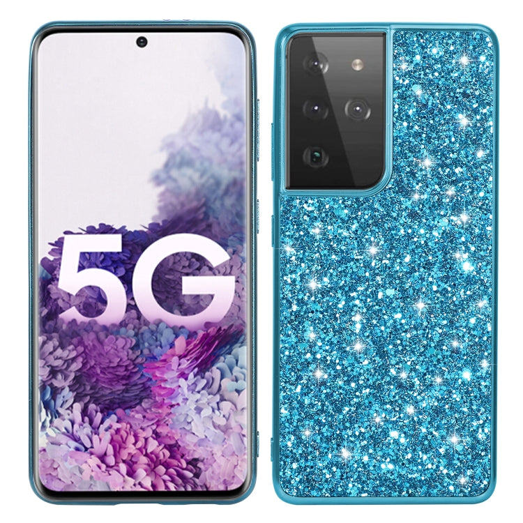 Custodia protettiva in TPU glitterata per Samsung Galaxy S21 5G