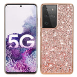 Custodia protettiva in TPU glitterata per Samsung Galaxy S21 5G