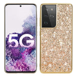 Custodia protettiva in TPU glitterata per Samsung Galaxy S21 5G