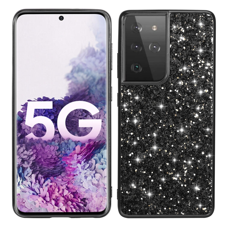 Custodia protettiva in TPU glitterata per Samsung Galaxy S21 5G