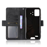 Custodia in pelle modello pelle di vitello stile portafoglio con slot per schede separato, For UMIDIGI Bison