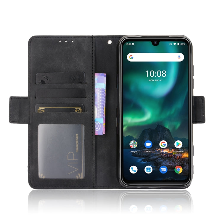 Custodia in pelle modello pelle di vitello stile portafoglio con slot per schede separato, For UMIDIGI Bison