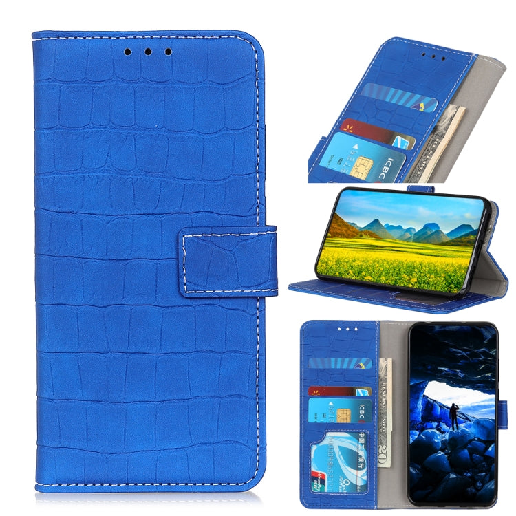 Custodia portafoglio in pelle effetto coccodrillo per smartphone