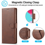 Custodia portafoglio in pelle per Samsung Galaxy A52/A72