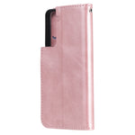 Custodia portafoglio in pelle per Samsung Galaxy S21 Ultra 5G