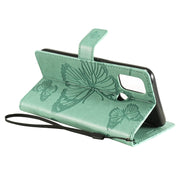 Custodia in pelle flip orizzontale con motivo a rilievo farfalle 3D con supporto, slot per schede e portafoglio, For OPPO A53 (2020) / A53s / A33 (2020) / A32, For OPPO F17 Pro / Reno4 Lite, For OPPO F17 / A73 (2020) 4G