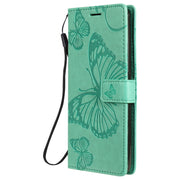 Custodia in pelle flip orizzontale con motivo a rilievo farfalle 3D con supporto, slot per schede e portafoglio, For OPPO Realme 7 Pro, For OPPO Realme 7, For OPPO Realme 7i / C17