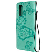 Custodia in pelle flip orizzontale con motivo a rilievo farfalle 3D con supporto, slot per schede e portafoglio, For OPPO Reno4 4G, For OPPO Reno4 Pro 4G, For LG K22 / K22 Plus