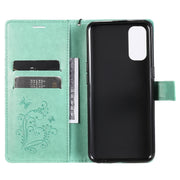 Custodia in pelle flip orizzontale con motivo a rilievo farfalle 3D con supporto, slot per schede e portafoglio, For OPPO Reno4 4G, For OPPO Reno4 Pro 4G, For LG K22 / K22 Plus