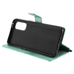 Custodia portafoglio in pelle con farfalle 3D per OPPO Reno4