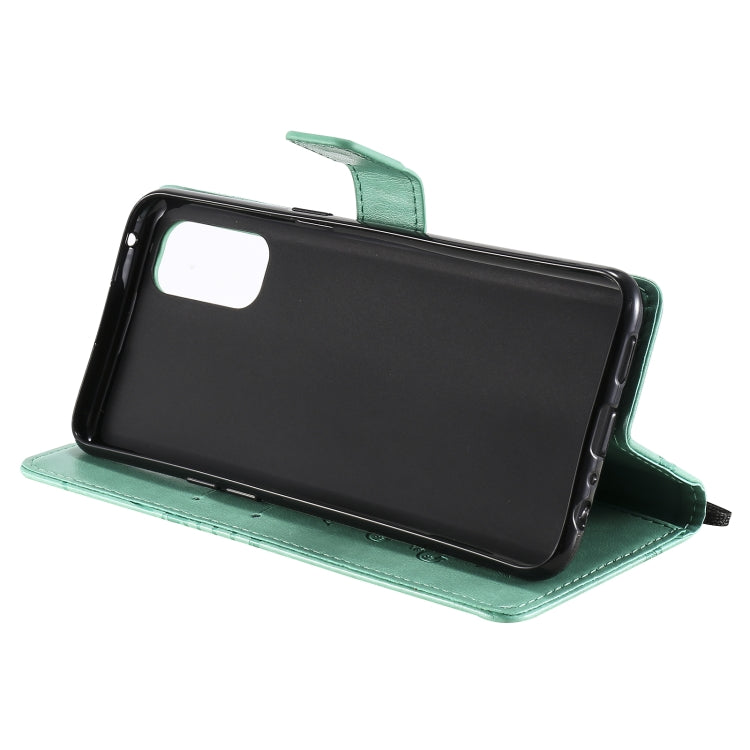 Custodia portafoglio in pelle con farfalle 3D per OPPO Reno4