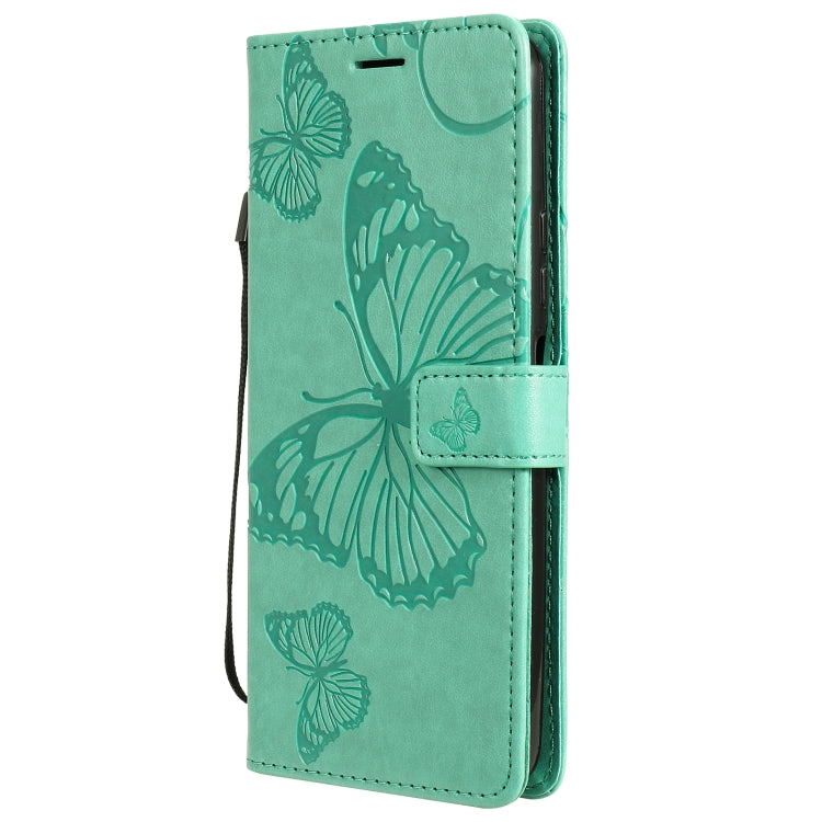 Custodia portafoglio in pelle con farfalle 3D per Huawei P smart