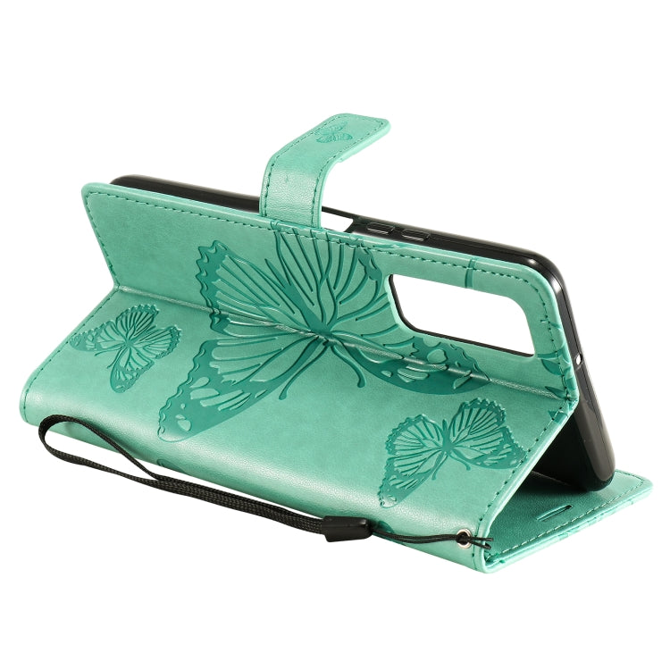Custodia portafoglio in pelle con farfalle 3D per Huawei P smart