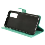 Custodia portafoglio in pelle con farfalle 3D per Huawei P smart