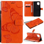 Custodia portafoglio in pelle con farfalle 3D per Huawei P smart