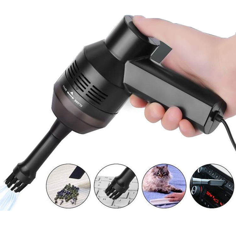 HK-6019D Strumenti per la pulizia del collettore di polveri per aspirapolvere portatile Mini USB portatile per auto domestica, HK-6019D
