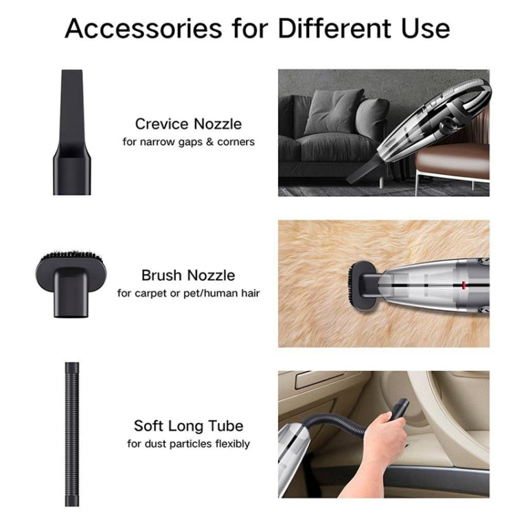 R-6053 6000Pa Multi-funzione di Ricarica USB Auto Palmare Senza Fili Aspirapolvere Collettore di Polveri Strumenti di Pulizia, R-6053