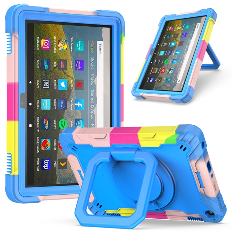 Custodia silicone antiurto con stand per Kindle Fire HD 8 (2020)