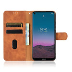 Custodia portafoglio in pelle PU con supporto per smartphone