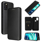 Struttura in fibra di carbonio Flip orizzontale magnetico Custodia in pelle TPU + PC + PU con slot per schede, For Nokia 5.4, For UMIDIGI A9 Pro