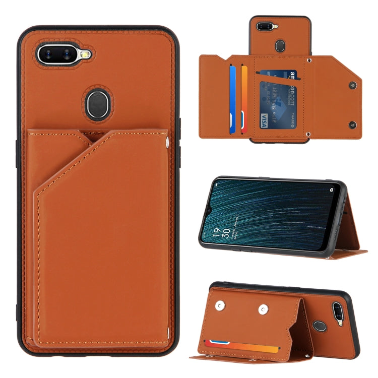 Custodia TPU con slot carte per Samsung Galaxy A12