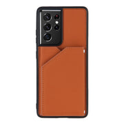 Custodia posteriore TPU con slot carte per Galaxy S21 Ultra