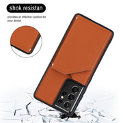 Custodia posteriore TPU con slot carte per Galaxy S21 Ultra