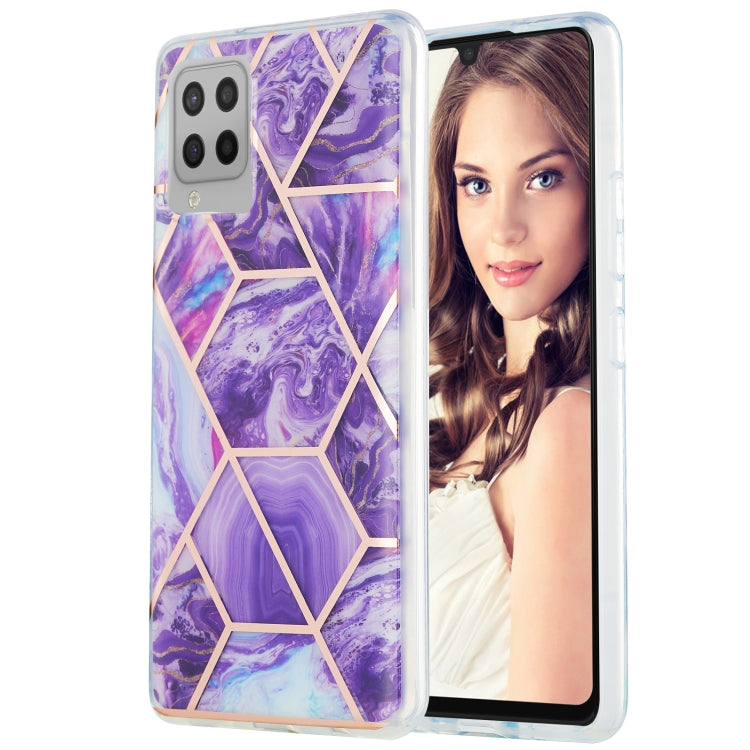 Custodia TPU con motivo marmo per smartphone compatibili