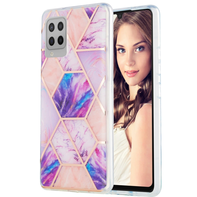 Custodia TPU con motivo marmo per smartphone compatibili