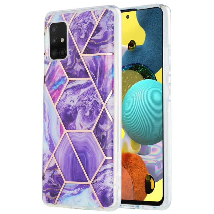 Custodia TPU con motivo marmo per smartphone compatibili