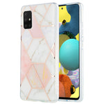 Custodia TPU con motivo marmo per smartphone compatibili