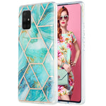 Custodia TPU con motivo marmo per smartphone compatibili
