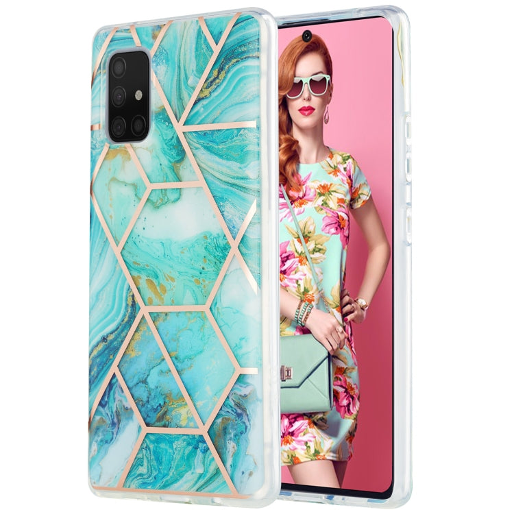 Custodia TPU con motivo marmo per smartphone compatibili