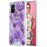 Custodia TPU con motivo marmo per smartphone compatibili