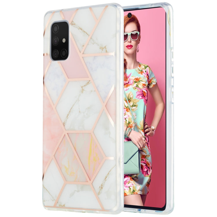 Custodia TPU con motivo marmo per smartphone compatibili