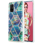 Custodia TPU con motivo marmo per smartphone compatibili