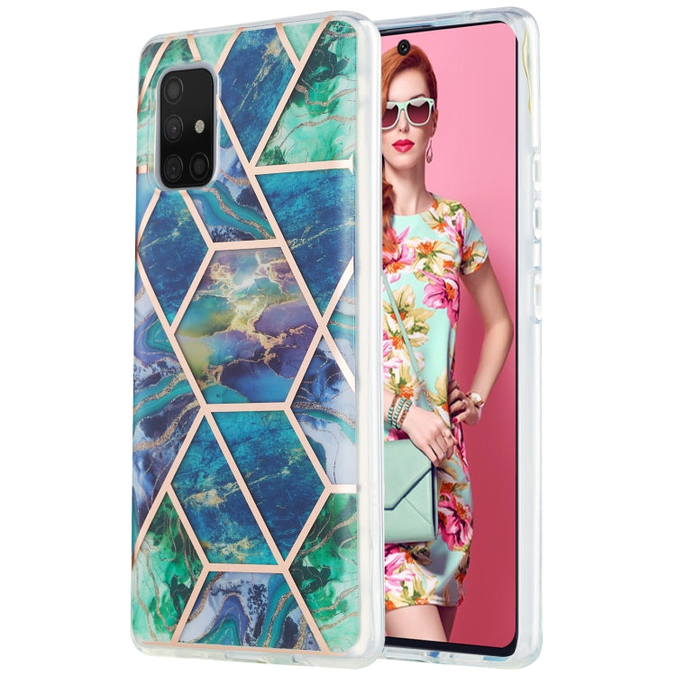 Custodia TPU con motivo marmo per smartphone compatibili