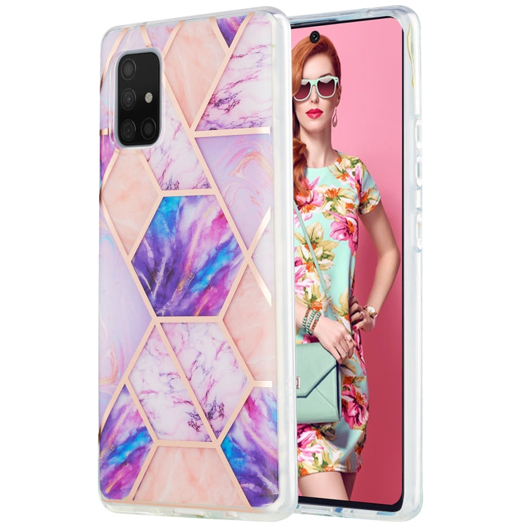 Custodia TPU con motivo marmo per smartphone compatibili