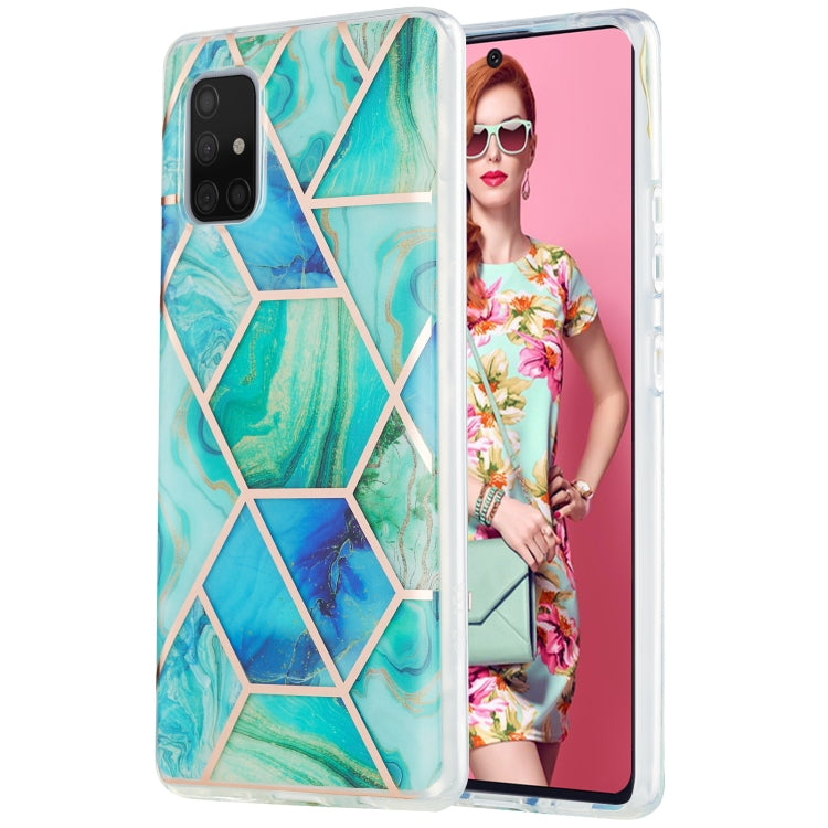 Custodia TPU con motivo marmo per smartphone compatibili