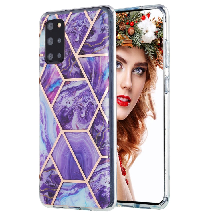Custodia protettiva in TPU effetto marmo per Samsung Galaxy S20+