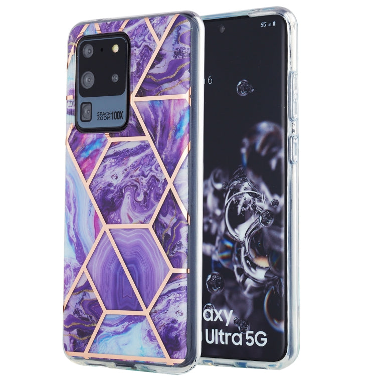 Custodia protettiva in TPU effetto marmo per Samsung Galaxy S20+